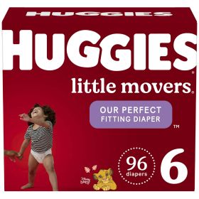 Huggies Little Movers Baby Diapers Size 6;  96 Count