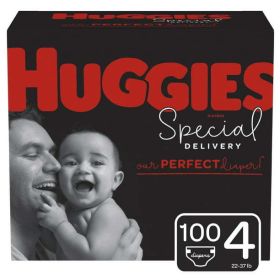 Huggies Special Delivery Hypoallergenic Baby Diapers Size 4;  Count 100