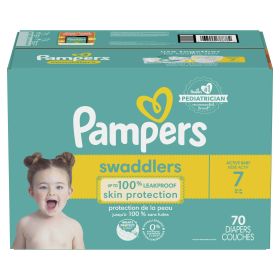 Pampers Swaddlers Diapers Enormous Pack Size 7, 70 Count