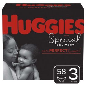 Huggies Special Delivery Hypoallergenic Baby Diapers Size 3;  Count 58