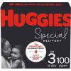 Huggies Special Delivery Hypoallergenic Baby Diapers Size 3;  Count 100