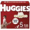 Huggies Little Snugglers Baby Diapers Size 5;  Count 58